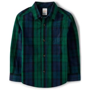 Gymboree Boys' and Toddler Long Sleeve Button Up Shirt 6-9M