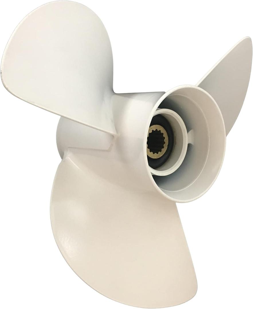 Outboard Propeller 13 1/2x17 OEM NO:68V-45941-00-00 Aluminum Prop Fit for Yamaha Engine 60HP-115HP 15 Tooth 3 Blades RH 13.5x17