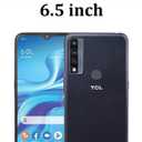 Case for Alcatel TCL 4X 5G (T601DL) / TCL 20 A 5G Phone Case with Hidden Folding Telescopic Kickstand/Stand Shockproof Protective Cover Silicone TPU Case - Black
