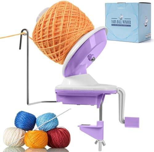 SPEENSUN Yarn Winder for Crocheting, 3.5 OZ Easy-to-Install and Efficiently Yarn Spinner with Lower Noise for Yarns Below Size 5, The Best Gift for Crochet and Knitting Lover