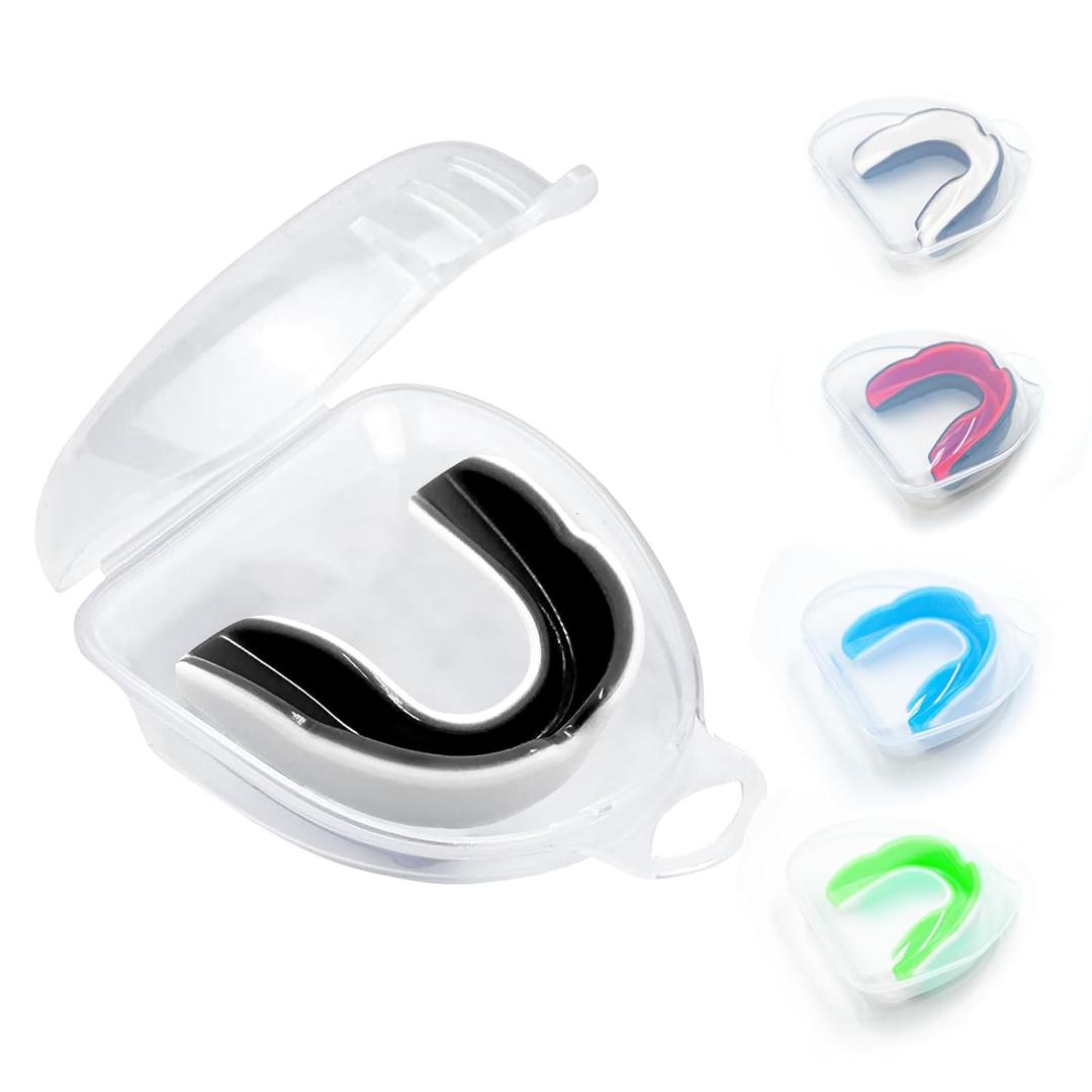 5 Pack Kids Youth Mouth Guard for Sports, Boys Girls Mouth Guard with Case, Child Teen Sports Mouthguard for Football Lacrosse Basketball Boxing Soccer Taekwondo MMA Karate (Small (under 7 Year old))