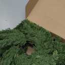 6.2FT Real Touch Christmas Cedar Garland Artificial Realistic Thick and Lush Faux Green Pine Garlands, Christmas Garland for Mantle, Fireplace, Table, Outdoor Indoor Christmas Decorations