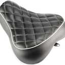 Motorcycle Front Driver Rider Solo Seat For Harley Sportster 883 1200 72 48 1983-2003 Diamond Black
