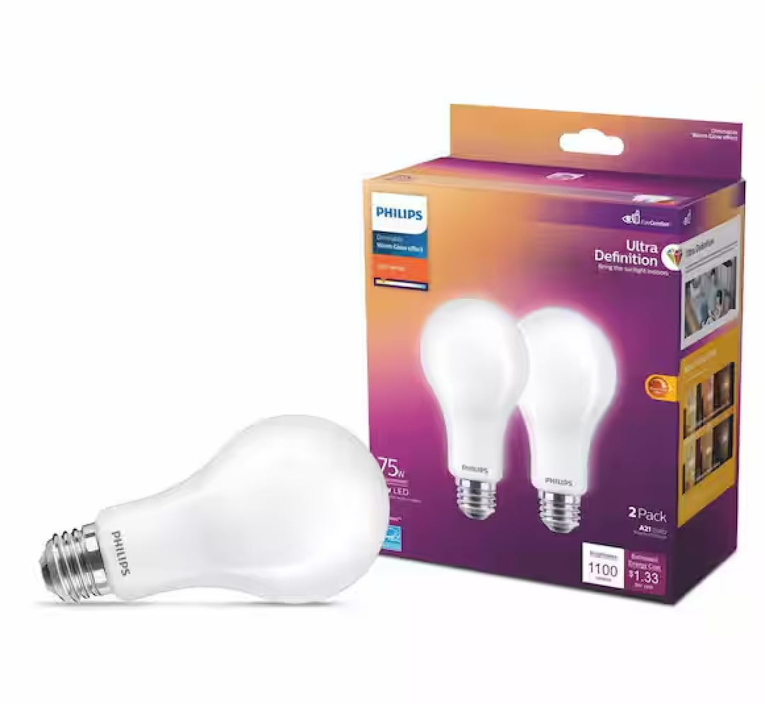 Philips 2 Pack Light Bulb