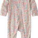 Little Planet by Carter's Girl Sleep and Play made with Organic Cotton, Floral, 3M