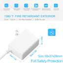 Power Cord for VTech Baby Monitor Charger: 6V USA UL Listed Adapter fits DM221 DM221-2 DM223 DM251 (Parent & Baby Units) DM111 DM112 DM222 DM271 (Parent Unit ONLY) Safe & Sound Audio Monitor,6.7ft