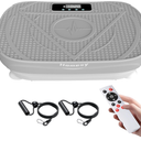 Homesy Vibration Plate Exercise Machine, Vibrating Plate for Lymphatic Drainage, Full Body Shaking Workout Fitness Platform Board, Sport Gym Equipment for Weight Loss Fat Burner