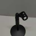 Small Desk Mic stand, Desktop Microphone Stand Adjustable Steel Table Mic Stand with Microphone Clip for Blue Yeti Snowball 10 Inch-14 Inch