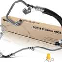 A-Premium Power Steering Pressure Hose Line Assembly Compatible with Lexus RX330 2004-2006 & Toyota Highlander 2004-2007, 3.3L Gas, with O-ring & Washer, Pump to Gear/Rack