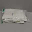 KEMA Bathroom Rugs 17"x24", Cotton Reversible Bath Mat for Bathroom Ultra Soft Plush Bath Rugs Water Absorbent Quick Dry Thick Floor Mats for Shower, Restroom, Bedroom, Kitchen (White)