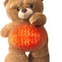 Dreamegg Microwavable Stuffed Animal, 1.43 Lbs Teddy Bear, Washable Cover, Cute Heatable Plushies, Gifts for Women Girls Adults and Kids