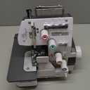 Pro Serger Sewing Machine, Heavy-Duty Industrial Metal Frame Overlock Machine with 3-4 Stitch Capability, Overlocker Sewing Machine with LED Light12 Stitch Patterns, 1,250 Stitches Per Minute, White