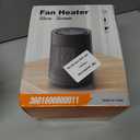 Small Space Heaters for Indoor Use, Mini Portable Electric Heaters Fan with Thermostat & Remote, LED Touch Screen, 24H Timer, Eco Mode, Desk Ceramic Heater for Office/Bedroom/Bathroom/RV