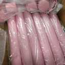 Velvet Pink Stanchion Set – 6 Stanchion Posts and 4 Pink Ropes Crowd Control Rope Safety Barriers Kit for Events Weddings Red Carpet Poles Ropes Set