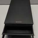 Normcore Espresso Knocker Drawer, Coffee Knock Box with Shock Absorbing Removable Knock Bar and Non-Slip Base, 304 Stainless Steel, Size: M (Black)