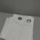 NICETOWN White Room Darkening Curtain 63 inches Long for Living Room - Grommet Solid Thermal Insulated Grommet Light Blocking Window Treatment for Bedroom (1 Panel, W46 x L63)