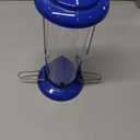 Kingsyard Upgraded Bluebird Feeder for Outdoors Hanging, Metal Mealworm Tube Bird Feeder with Widen Perch for Wild Birds, Squirrel Chew Proof, Easy to Refill & Clean(Blue)