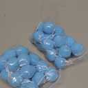 uxcell 2pcs Pom Pom Garland 6.6 ft 20 Balls Colorful Felt Ball Garland for Wall Christmas Tree Decor Birthday Banner Easter Party Decorations, Blue