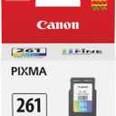 Canon CL-261 Genuine Color Ink Cartridge, Compatible with TS5320/6420/6420a,TR7020/7020a (One Size, Multi)