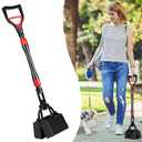Sunbaba 2 Pack 32 Inch Foldable Dog Pooper Scooper,Dog Poop Pick Up Tool for Large&Small Dogs,Sturdy & Light Weight,Easy to Carry and Clean