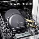 GiPP Ceramic Nonstick Frying Pan - 10 Inch Healthy Non-Toxic Non Stick Skillet Omelette Pans, Induction Compatible Chef Pan, PFAS & PFOA-Free, Dishwasher Safe, Stay Cool Handles Visit the Store (Gray)