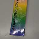 HTVRONT Permanent Vinyl Roll, 2 Rolls 12" x 14FT Glossy Black & White Permanent Adhesive Vinyl Compatible with Cricut Cutting Machine, Silhouette - Easy to Weed & Transfer