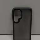 Rayboen for Samsung Galaxy S23 Case, Frosted Anti-Slip Shockproof Durable Case for S23 with Translucent Silky Feel PC Back, Soft Silicone Edge and Metal Camera Protection, Matte Black