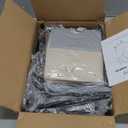 WOWLIVE 160L Rolling Laundry Hamper with Wheels, Heavy Duty Laundry Basket, Large Laundry Cart with Steel Frame and Removable Bag, Dirty Clothes Hamper for Home, Closet, Dorm, Bathroom, Beige (160L (18.318.330in))