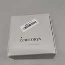 Decorus Women's Low Back Full Deep Plunge Strapless Bodysuit Mid Thigh Backless Shapewear Tummy Control Shaping Body Shaper (Black)