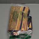 7x5ft Christmas Backdrop Snowflake Gold Glitter Christmas Wood Wall Photography Backdrop Xmas Rustic Barn Vintage Wooden Floor Background for Kids Portrait Photo Studio Booth