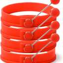Sunsella 4" Silicone Egg & Pancake Rings - 4 Pack