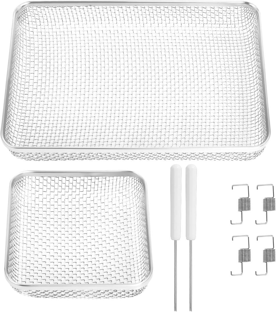 RV Furnace Screen for RV Water Heater Vent Cover, Stainless Steel Mesh with Installation Tool