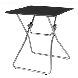 Black Metal Fold Table