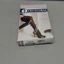 Lin Performance 15-20 mmHg Medical Compression Stockings for Women and Men Thigh High Dot-Top Open Toe Socks for Varicose Vein Swollen legs Travel Flight Pregnant(Beige,M)