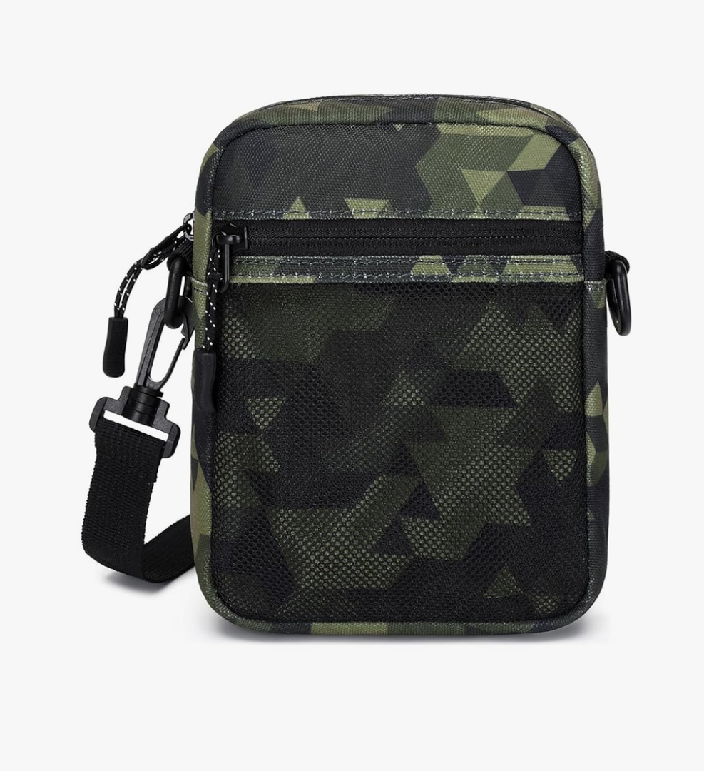 Small Cross-body Sling Bags for Men Women, Mini Messenger Bag Shoulder Pouch for Daily Us