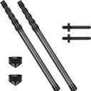 Telescopic Tarp Poles, Canopy Adjustable Carbon Fiber Poles Set of 2, Portable & Lightweight Tent Tarps for Awning, Camping, Hiking 94.5"
