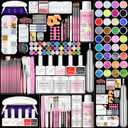 SAVILAND Acrylic Nail Kit with Drill: Professional Nail Kit Acrylic Set for Beginners with Everything Gel Polish U V Light Decorations for Home Salon Gift Set (414pcs)