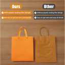 Pikalon 8 pcs Neon Gift Bags with Handles, Large 9.84"x4.33"x14.17" Bright Color Gift Wrap Paper Bag Party Favor Bag Boutique Retail Bags for Wedding Birthday Baby Shower Wedding Welcome Party Supplies (Pink+Yellow+Orange+Green, 9.84x4.33x14.17 Inches)