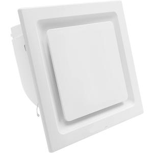 Bathroom Exhaust Fan without Light, Ceiling Mount Ventilation Fan bathroom extractor 110V bathroom fan for Kitchen 120CFM 1.2Sones (Square)