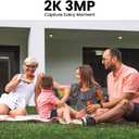 AOQEE Cameras for Home Security-2K Wireless Security Camera Outdoor with AI Motion Detection & Siren, Non-Stop Solar Powered Charging, Color Night Vision, SD/Cloud Storage, Waterproof, S1 4P