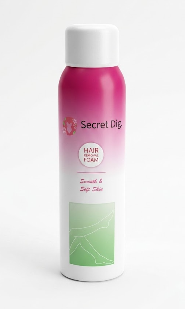 Gentle Body Hair Removal Spray, 100ml
Non-Irritating Formula, For Arms, Legs & Underarms, Painless Hair Removal, Simple & Quick Operation