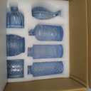 SUPMIND 16pcs Glass Bud Vase Set, Small Blue Flower Vases for Centerpieces in Bulk, Mini Vintage Vase for Wedding, Home Decor, Table Decoration