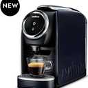 Lavazza BLUE Classy Mini Single Serve Espresso Coffee Machine LB 300, 5.3" x 13" x 10.2" 2 Coffee selections: simple touch controls, 1 programmable free dose and 1 pre-set