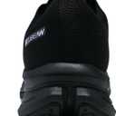 Men's Running Shoes Lightweight Cushioning Walking Tennis Sneakers (6.5, All Black)