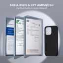 ORNARTO Compatible with iPhone 16 Pro Max Case 6.9", Slim Liquid Silicone 3 Layers Soft Gel Rubber Shockproof Protective Case with Anti-Scratch Microfiber Lining-Black