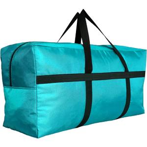 DoYiKe Extra Large Storage Duffle Bag with Zippers and Handles, Big Foldable Duffle Bag for Travel