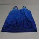 Yonique Blouson Tankini Swimsuits for Women 2 Piece Bathing Suits Tops, M, Blue Gradient