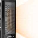 Lasko Oscillating Ceramic Space Heater for Home with Overheat Protection, Thermostat, and 3 Speeds, 15.7 Inches, Black, 1500W, CT16450, Small, 4 Pounds