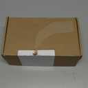 Cielsa Dawn Glass Door Knobs Interior with Lock, Satin Nickel Door Handles, Crystal Door Knobs with Lock (Satin Nickel, Privacy) 