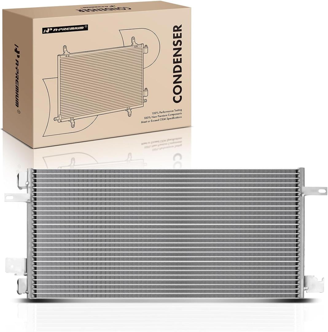 A-Premium A/C Condenser Compatible with Jeep Compass 2007-2017, Patriot 2007-2009/2011-2017 & Chrysler 200 2011-2014 & Dodge Caliber 2007-2012, 1.8L 2.0L 2.4L 3.6L